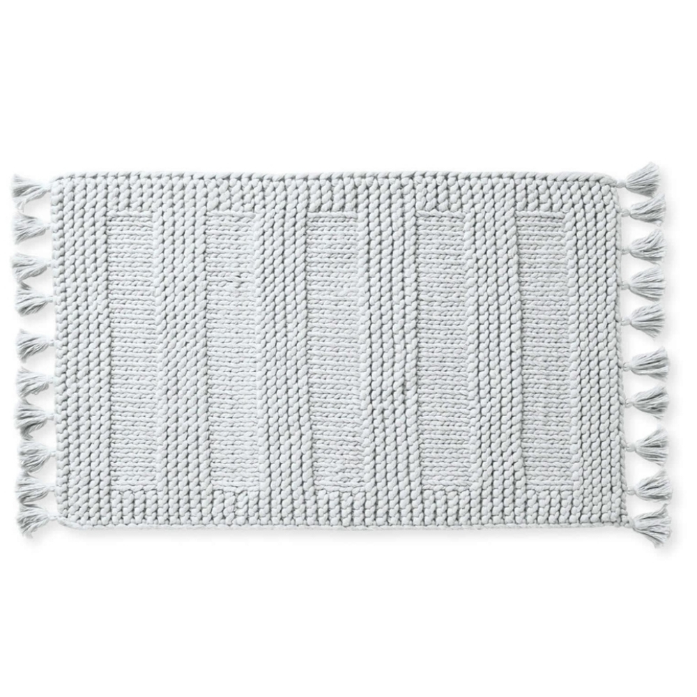 BNWT Healdsburg Bath Rug (21 x 34) Smoke